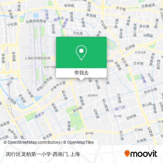 闵行区龙柏第一小学-西南门地图