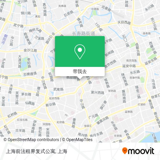 上海前法租界复式公寓地图