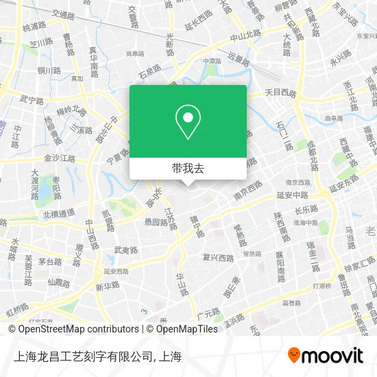 上海龙昌工艺刻字有限公司地图