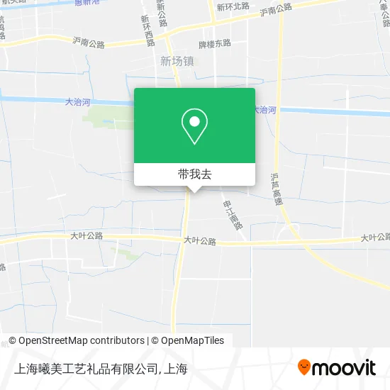 上海曦美工艺礼品有限公司地图