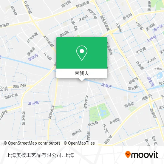 上海美樱工艺品有限公司地图
