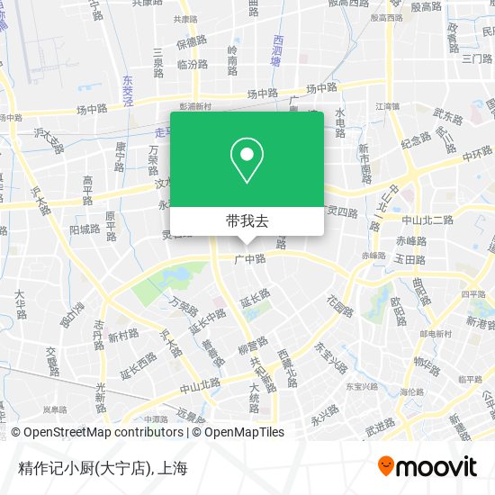 精作记小厨(大宁店)地图