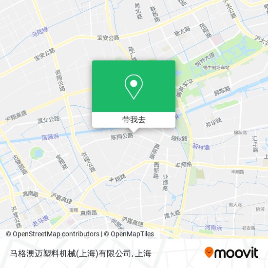 马格澳迈塑料机械(上海)有限公司地图