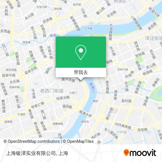 上海银泽实业有限公司地图