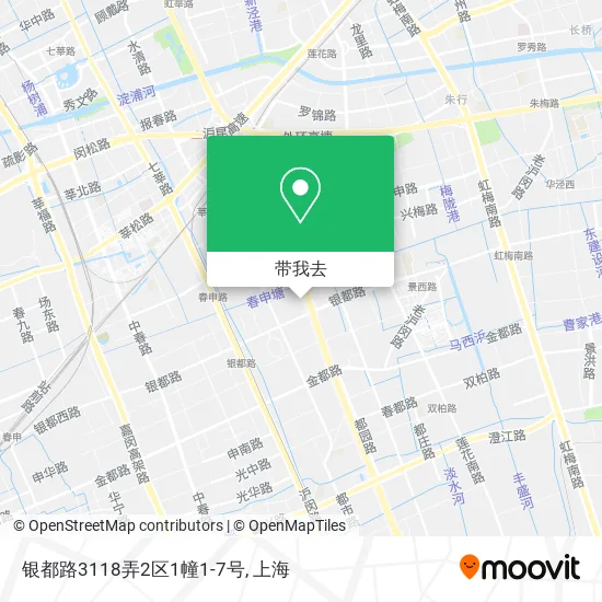 银都路3118弄2区1幢1-7号地图