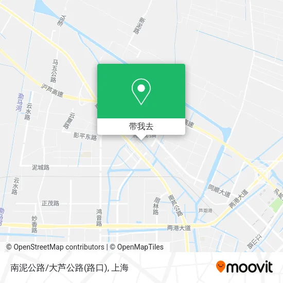 南泥公路/大芦公路(路口)地图