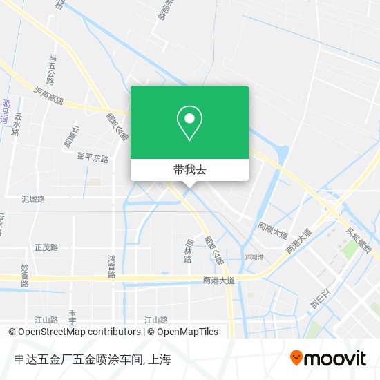 申达五金厂五金喷涂车间地图