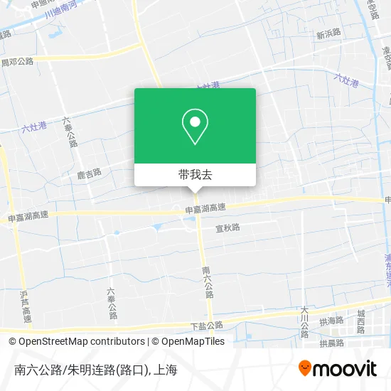 南六公路/朱明连路(路口)地图