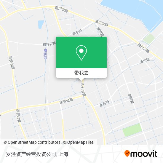罗泾资产经营投资公司地图
