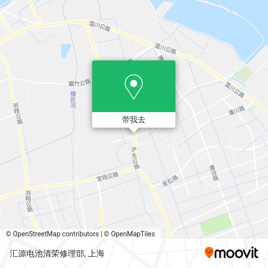 汇源电池清荣修理部地图