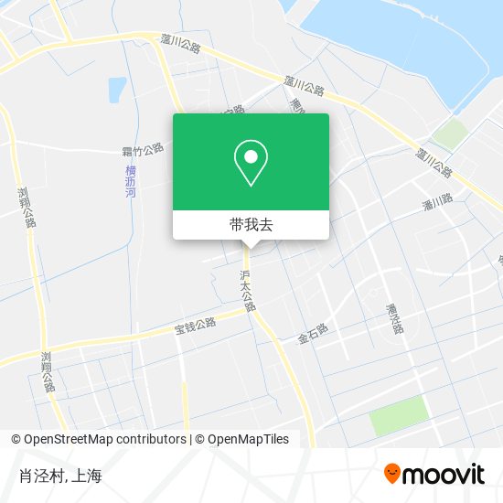 肖泾村地图