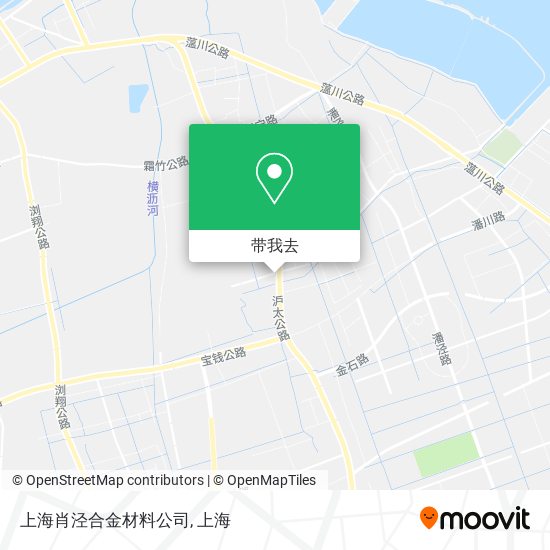 上海肖泾合金材料公司地图