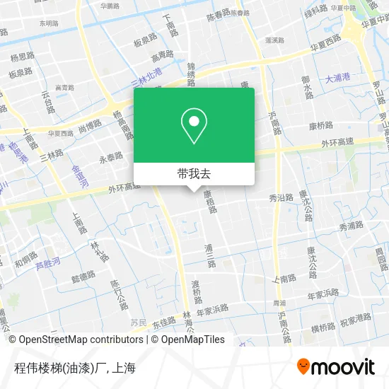 程伟楼梯(油漆)厂地图