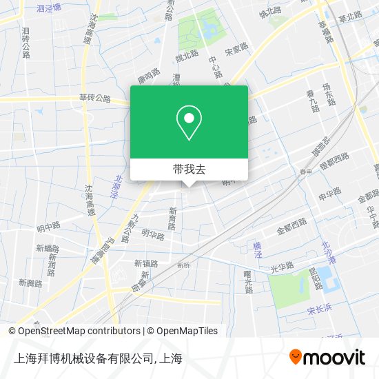 上海拜博机械设备有限公司地图