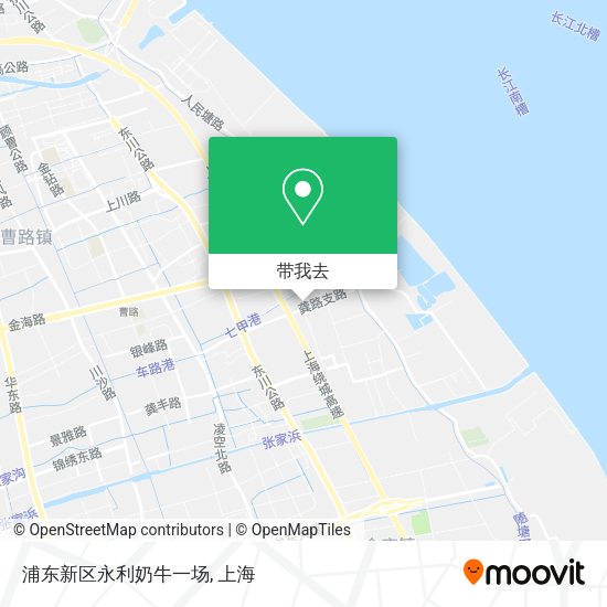 浦东新区永利奶牛一场地图