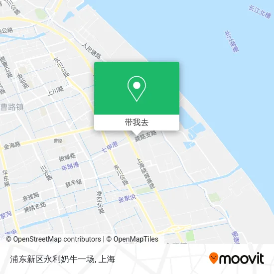 浦东新区永利奶牛一场地图