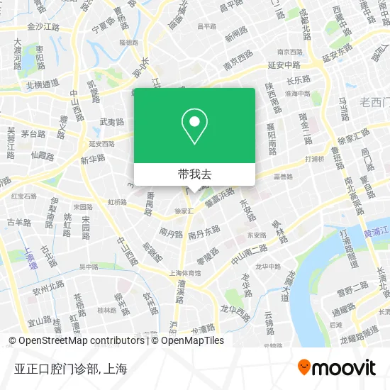 亚正口腔门诊部地图