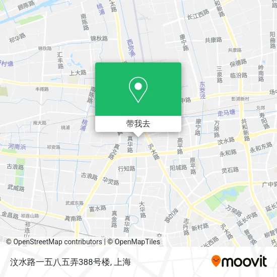 汶水路一五八五弄388号楼地图