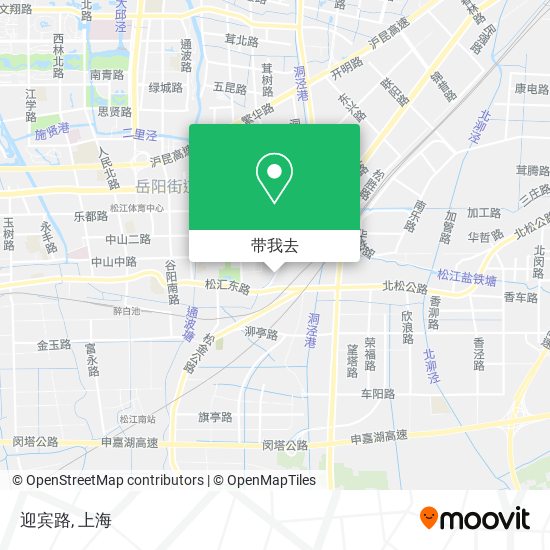 迎宾路地图