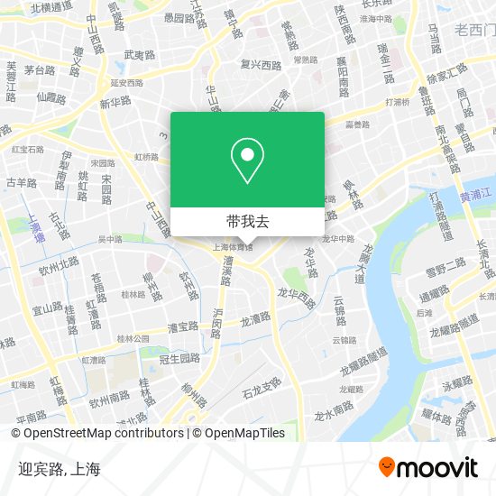 迎宾路地图