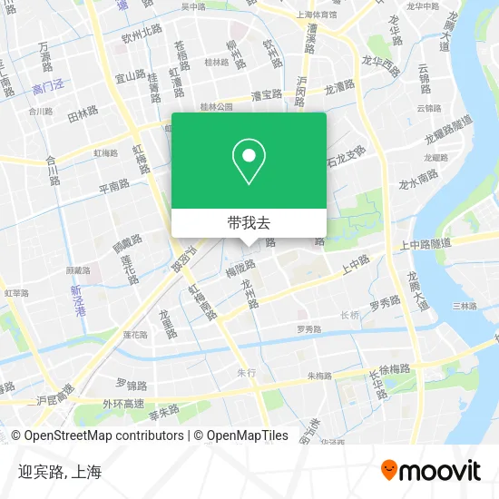 迎宾路地图