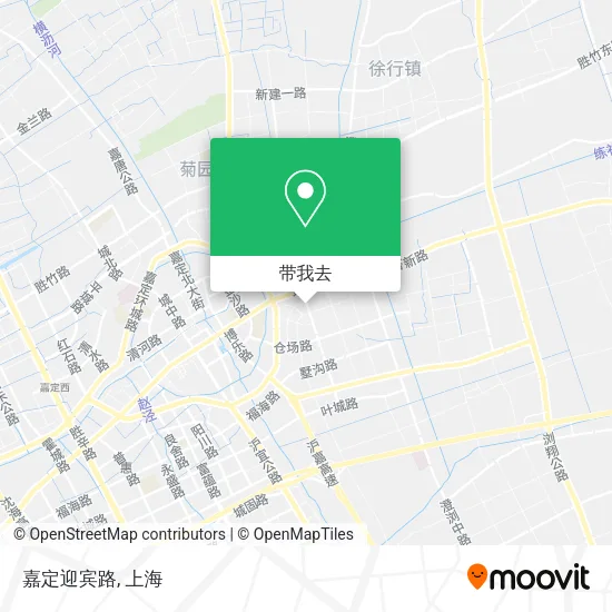 嘉定迎宾路地图