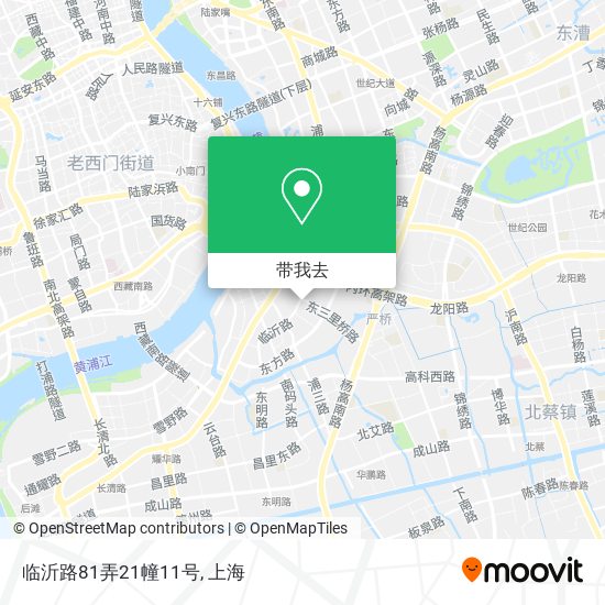 临沂路81弄21幢11号地图