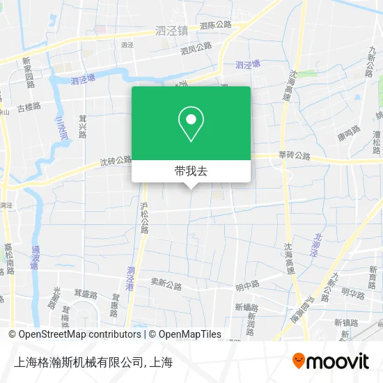 上海格瀚斯机械有限公司地图