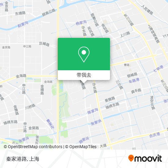 秦家港路地图