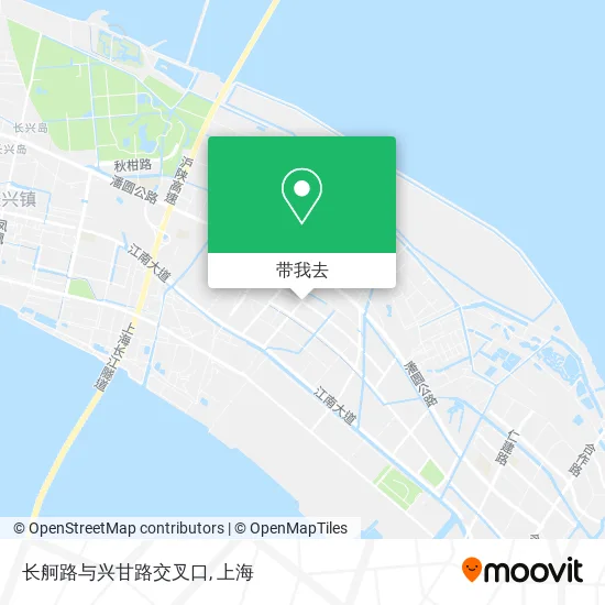 长舸路与兴甘路交叉口地图