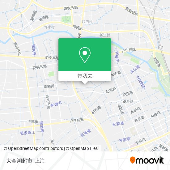 大金湖超市地图