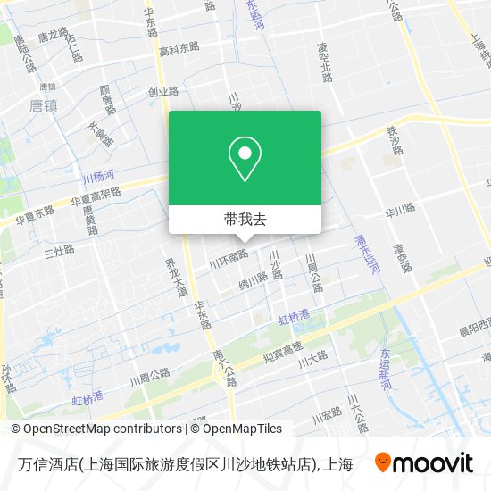 万信酒店(上海国际旅游度假区川沙地铁站店)地图