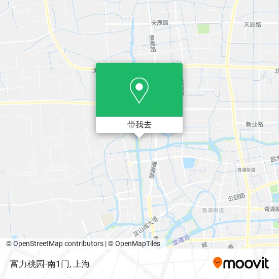 富力桃园-南1门地图