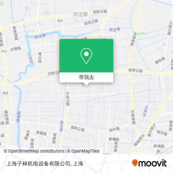 上海子林机电设备有限公司地图