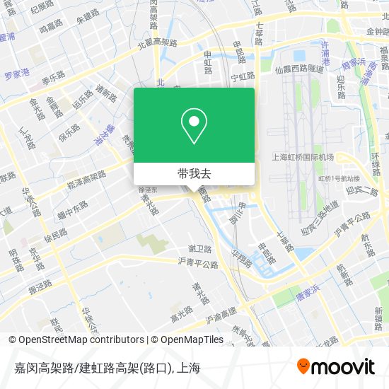 嘉闵高架路/建虹路高架(路口)地图