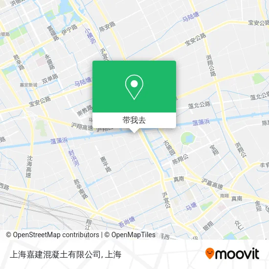 上海嘉建混凝土有限公司地图