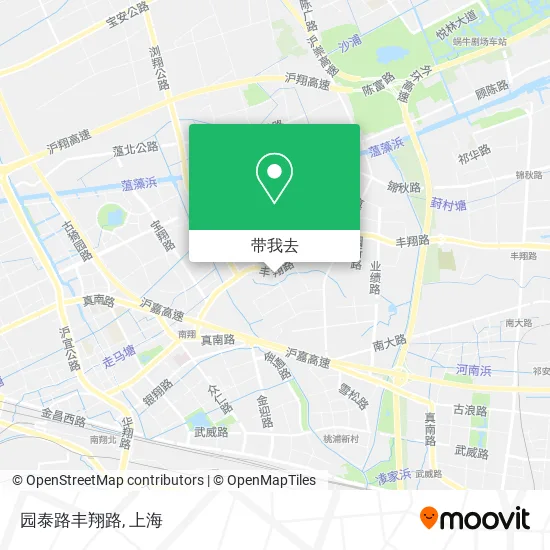 园泰路丰翔路地图