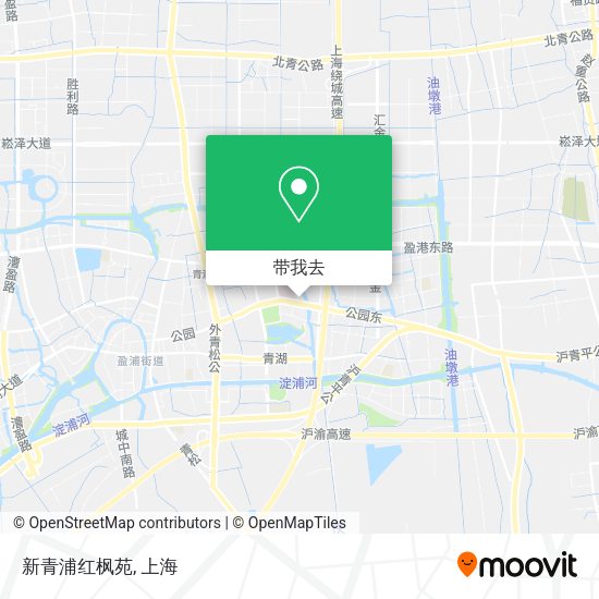 新青浦红枫苑地图