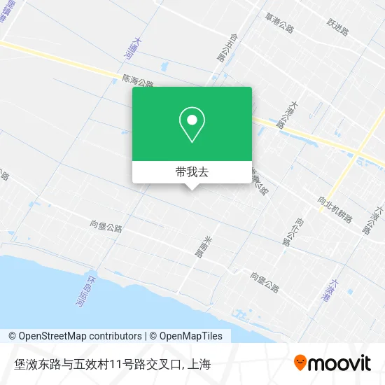堡滧东路与五效村11号路交叉口地图