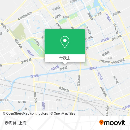 泰海路地图