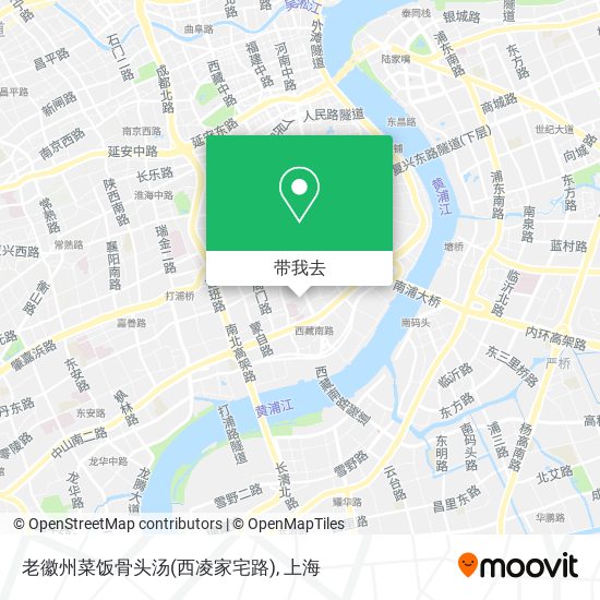 老徽州菜饭骨头汤(西凌家宅路)地图
