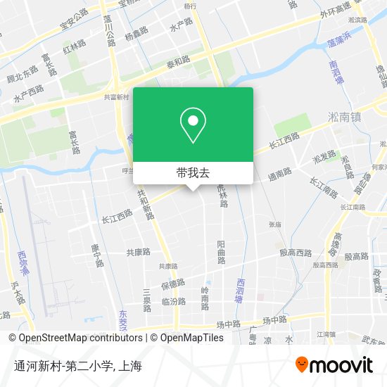 通河新村-第二小学地图