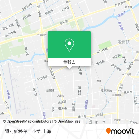 通河新村-第二小学地图