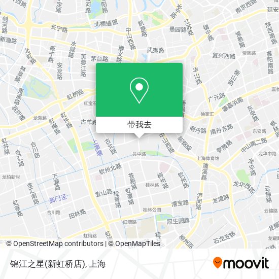 锦江之星(新虹桥店)地图