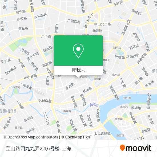 宝山路四九九弄2,4,6号楼地图