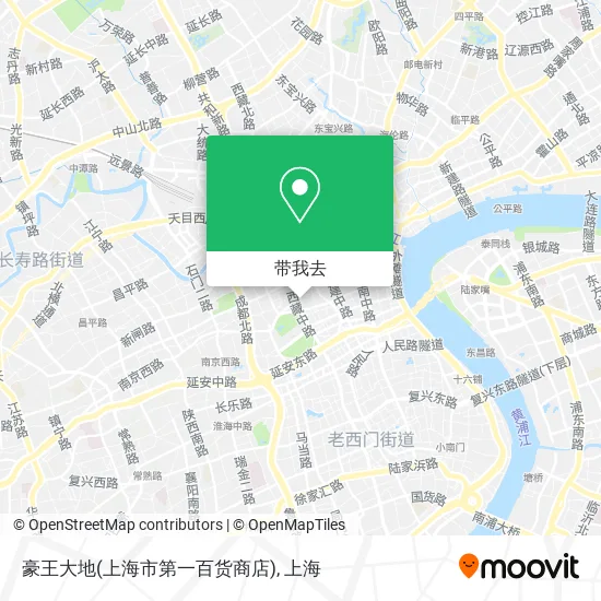 豪王大地(上海市第一百货商店)地图