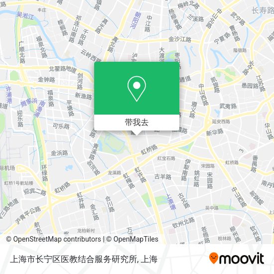 上海市长宁区医教结合服务研究所地图