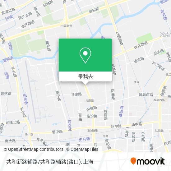 共和新路辅路/共和路辅路(路口)地图