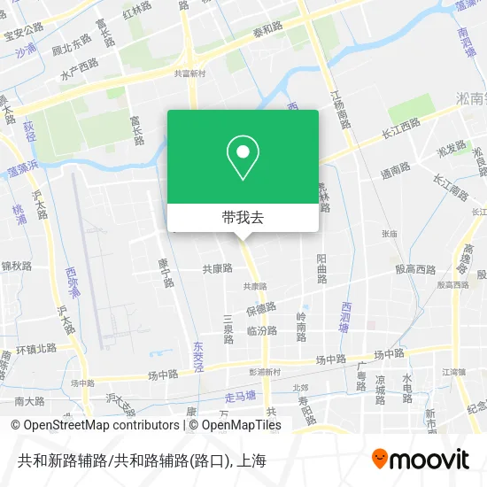 共和新路辅路/共和路辅路(路口)地图