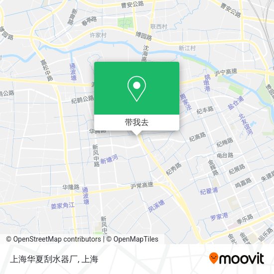 上海华夏刮水器厂地图